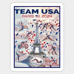 Team USA - 2024 (Version 3) Sticker